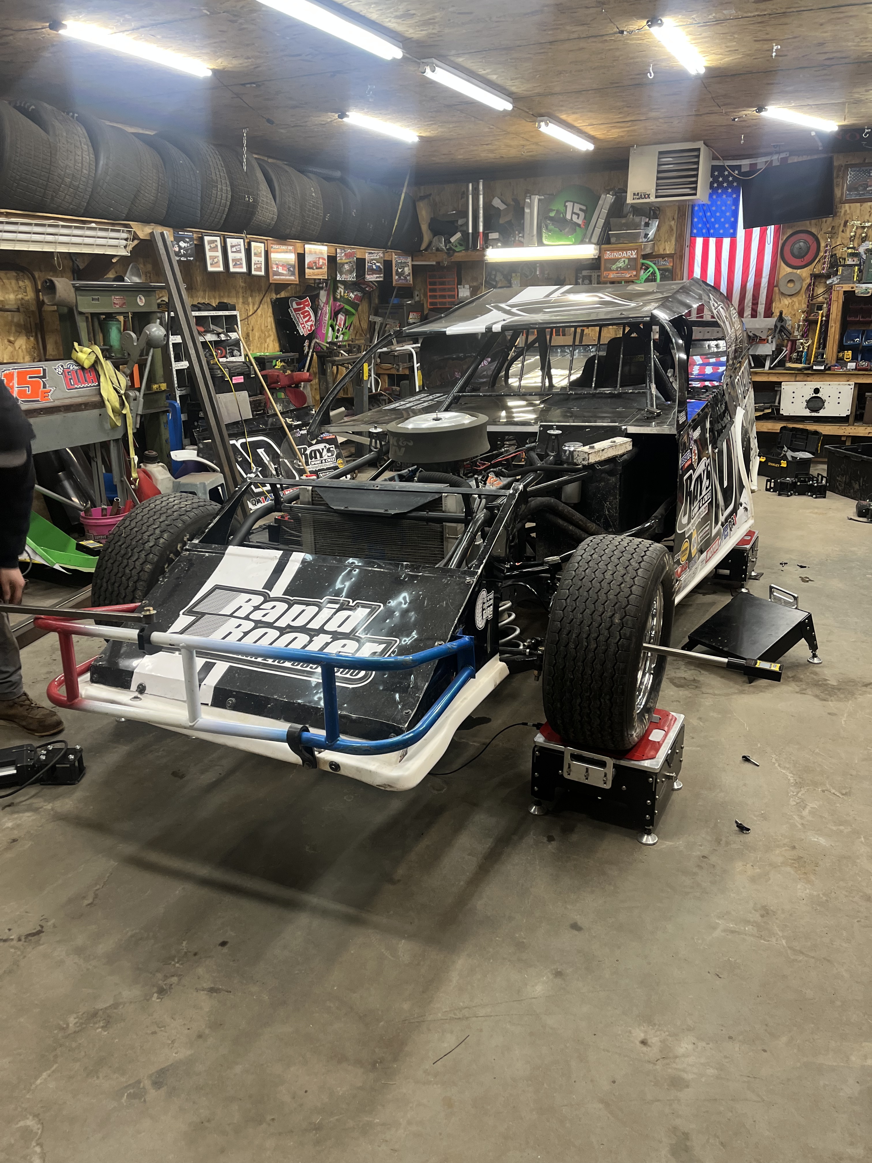 Race car and chassis development photograph